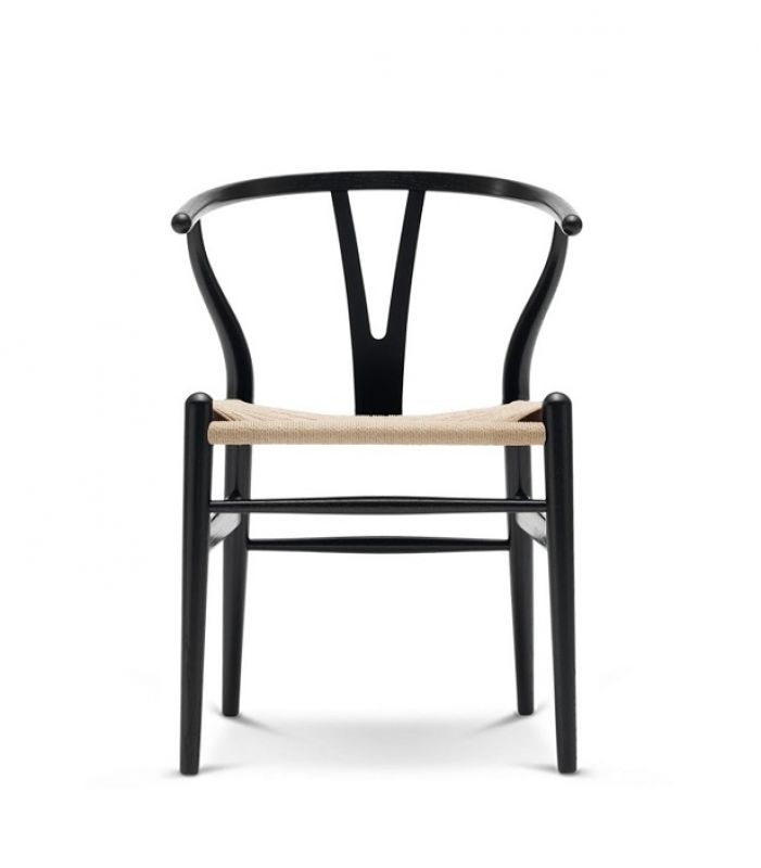 CH24 Wishbone Chair / Y-Chair Oak black Carl Hansen &amp; Søn